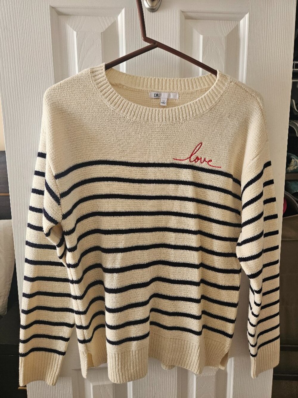 Beige Love Sweater